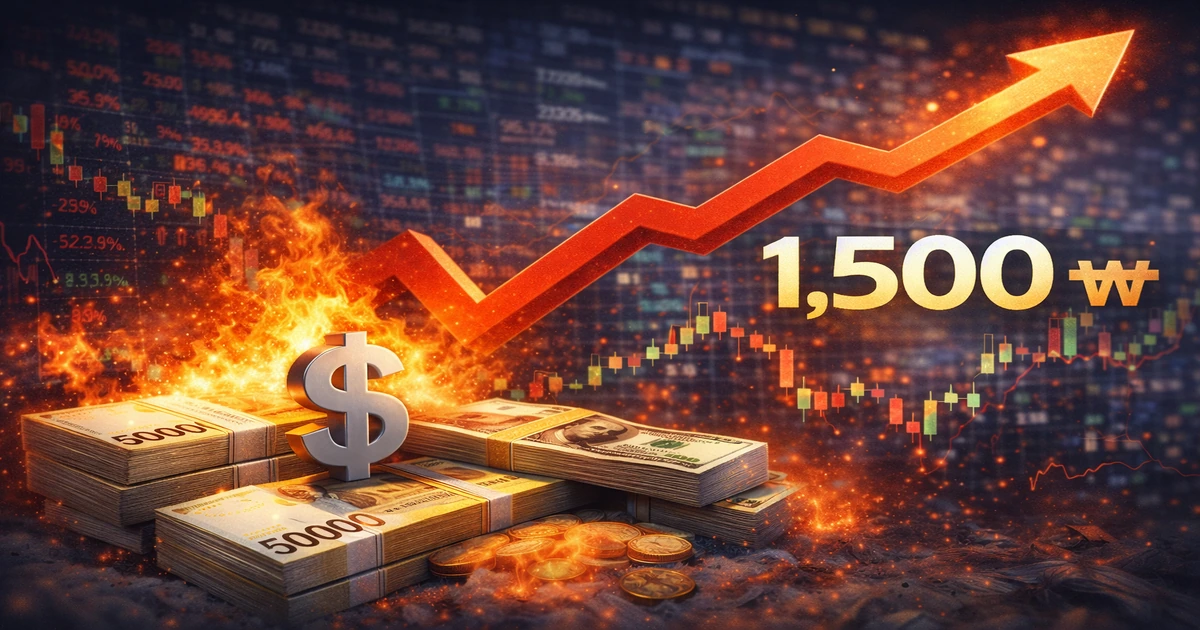 환율 1500원 돌파하면 한국 주식시장은 정말 폭발할까?